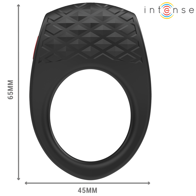 INTENSE - CLOVER VIBRATOR PENIS RING 10 VIBRATIONS BLACK - Bild 5