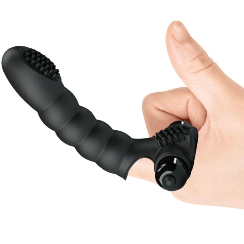 PRETTY LOVE - ALEXANDER FINGER VIBRATOR 10 VIBRATIONS BLACK - Image 3