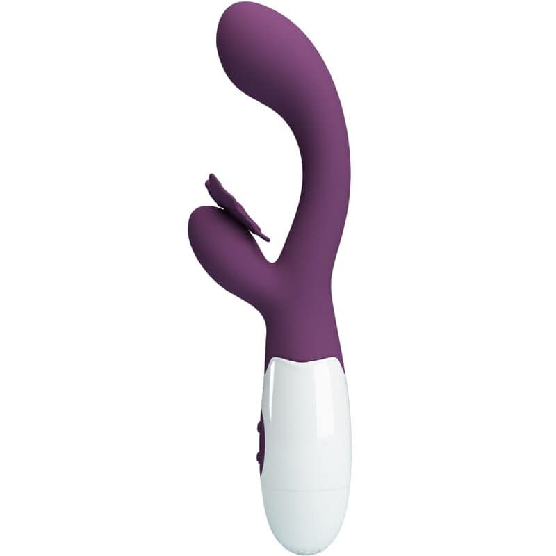 PRETTY LOVE - BUTTERFLY KISS RABBIT VIBRATOR  G-SPOT STIMULATOR PURPLE - Image 2