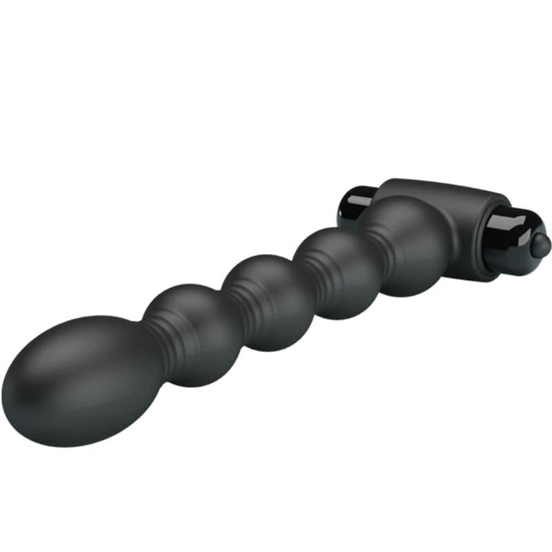 PRETTY LOVE - LYNN SILICONE ANAL PLUG 10 VIBRATIONS BLACK - Image 2