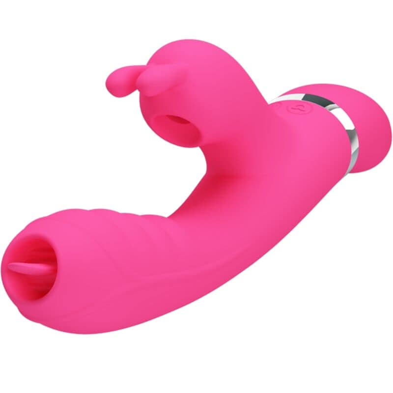 PRETTY LOVE - PHOENIX MULTIFUNCTION RABBIT VIBRATOR PINK - Image 2