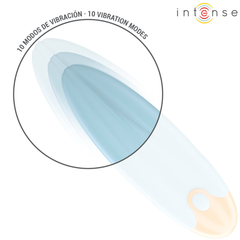 INTENSE - MIKE VIBRATING BULLET 10 VIBRATIONS BLUE - Image 3