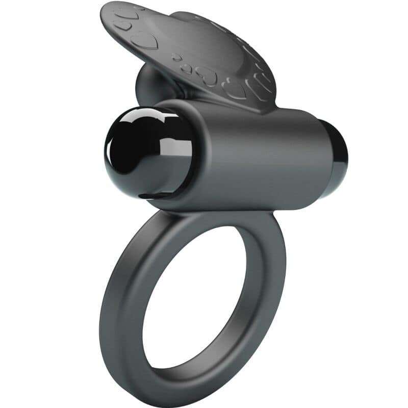 PRETTY LOVE - DEBONAIRE VIBRATING RING RABBIT 10 VIBRATIONS BLACK - Image 3