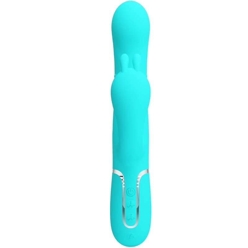 PRETTY LOVE - CAMMY 4 IN 1 MULTIFUNCTION TRIPPLE RABBIT VIBRATOR  BLUE - Image 2