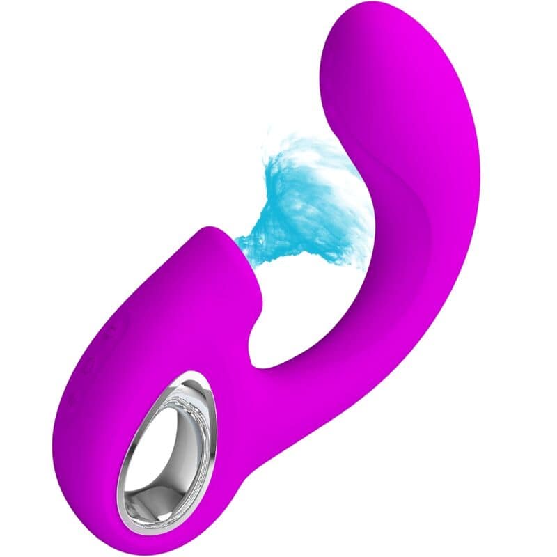PRETTY LOVE - SIBEL SIBEL G-SPOT VIBRATOR + CLITORIS STIMULATOR 10 VIBRATIONS PURPLE - Image 2