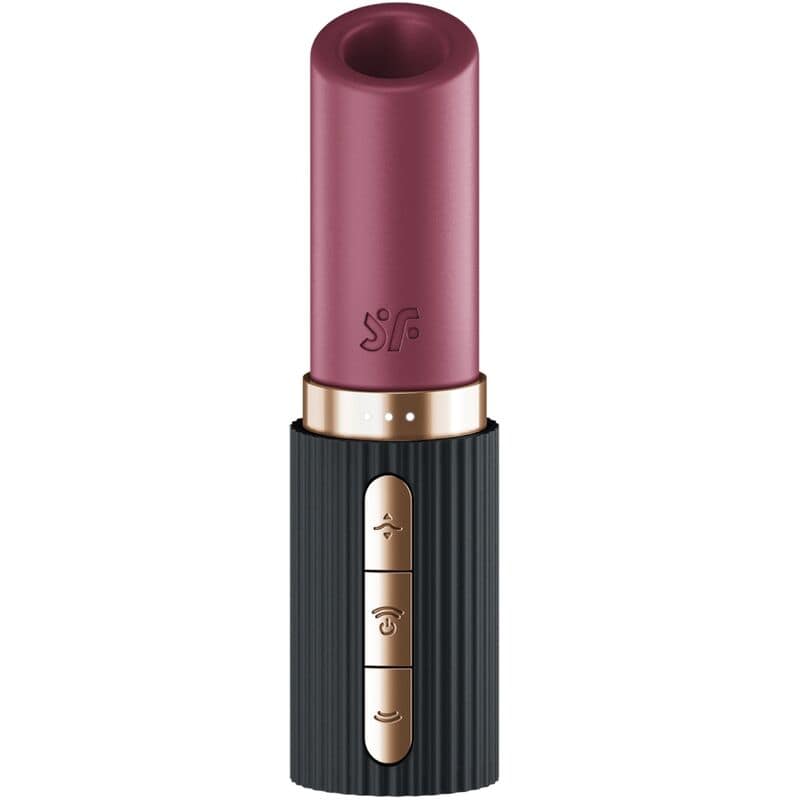 Elegant svart klitorisstimulator från Satisfyer – Kiss Wave