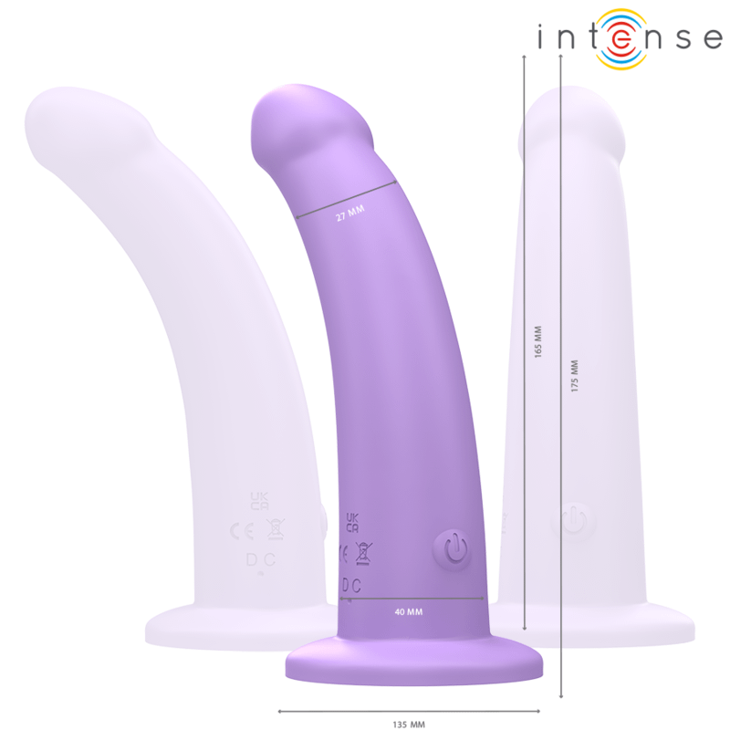INTENSE - EDDIE VIBRATOR 17.5 CM 10 VIBRATIONS PURPLE REMOTE CONTROL - Image 3