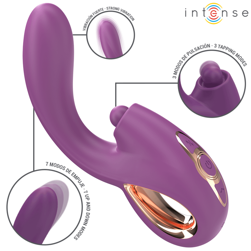 INTENSE - LALI MULTIFUNCTION G-SPOT VIBRATOR TAPPING  THRUST  VIBRATION PURPLE - Image 2
