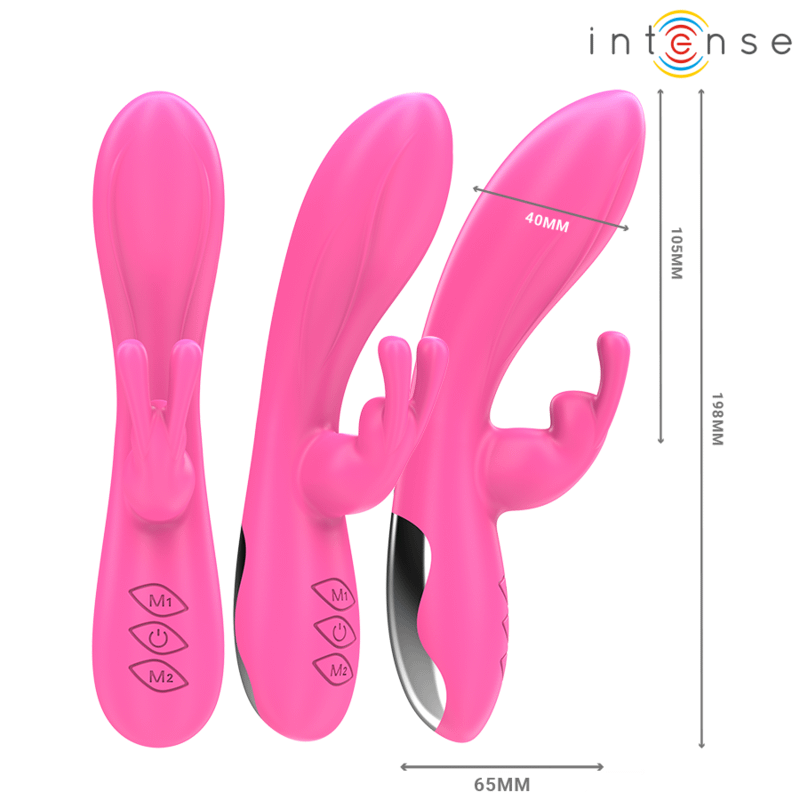INTENSE - RANDALL RABBIT VIBRATOR 10 VIBRATIONS PINK - Image 3