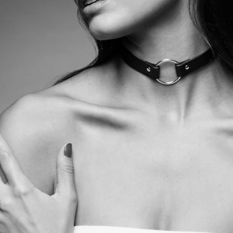 BIJOUX INDISCRETS MAZE - BLACK CHOKER NECKLACE - Image 2