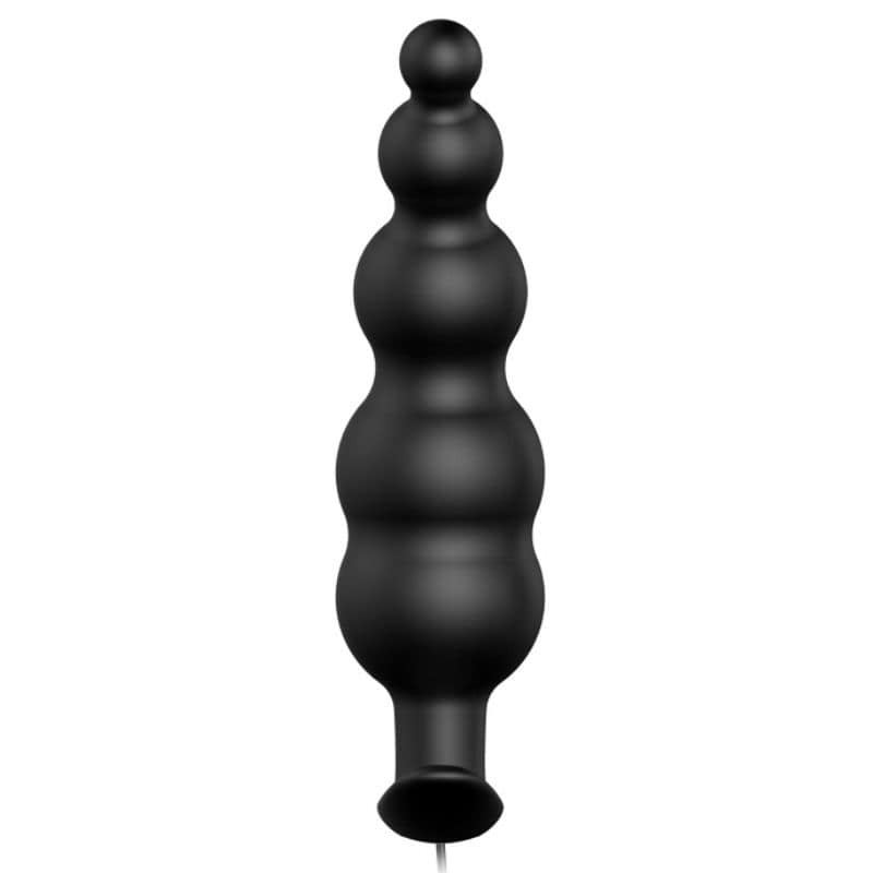 PRETTY LOVE - ANAL PLUG SILICONE EXTRA STIMULATION AND 12 VIBRATION MODES BLACK REMOTE CONTROL - Image 2