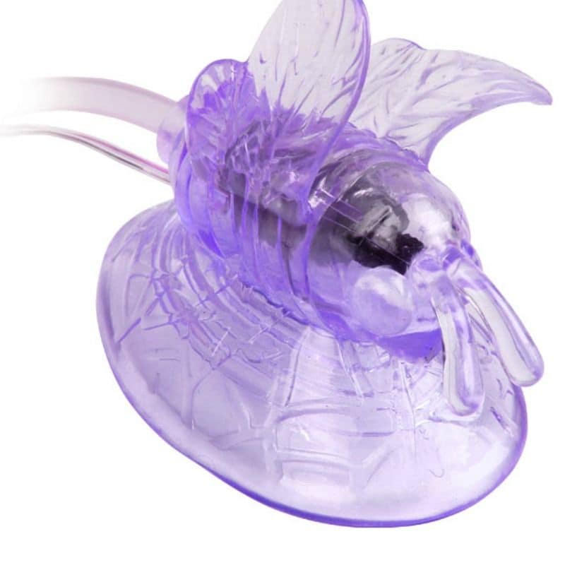 BAILE - LILAC CLITORIS STIMULATION VIBRATING BUTTERFLY - Image 3