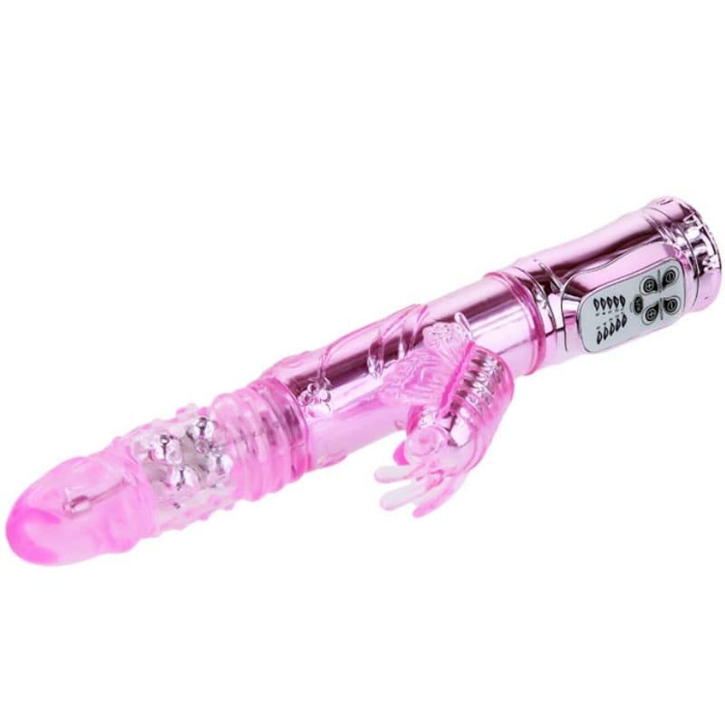 BAILE - RECHARGEABLE VIBRATOR WITH ROTATION AND THROBBING BUTTERF STIMULATOR - Image 2