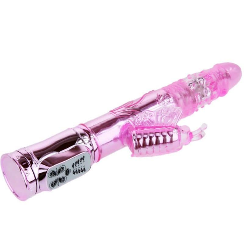 BAILE - RECHARGEABLE VIBRATOR WITH ROTATION AND THROBBING BUTTERF STIMULATOR - Image 3