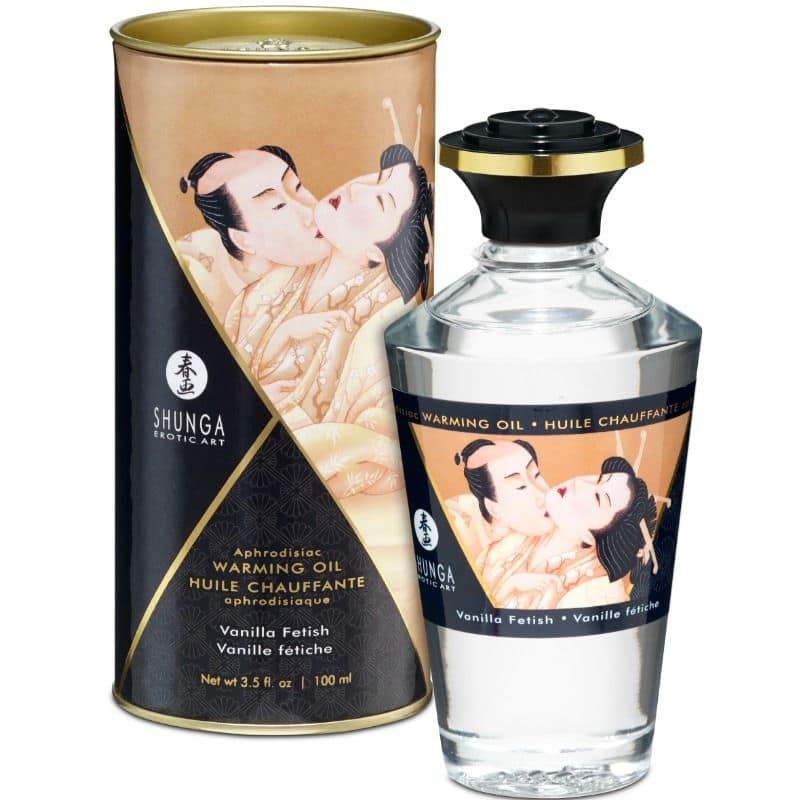 SHUNGA - FETISH VANILJSMAK VÄRMEEFFEKT MASSAGEOLJA 100 ML