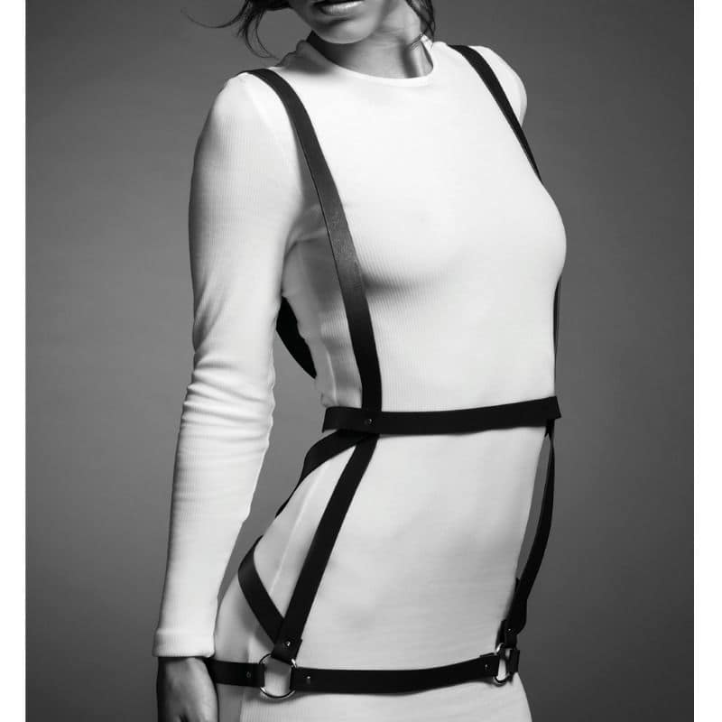 BIJOUX - INDISCRETS MAZE HARNESS DRESS SHAPE BROWN - Image 2