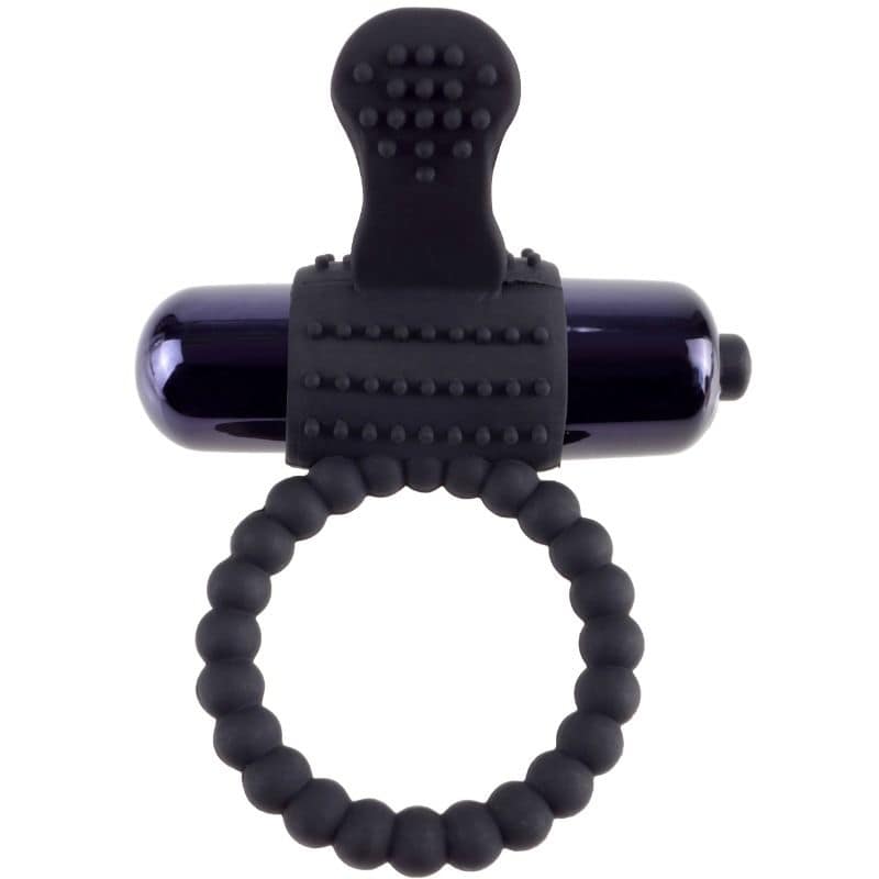 FANTASY C-RINGZ - BLACK SILICONE VIBRATING RING - Image 2
