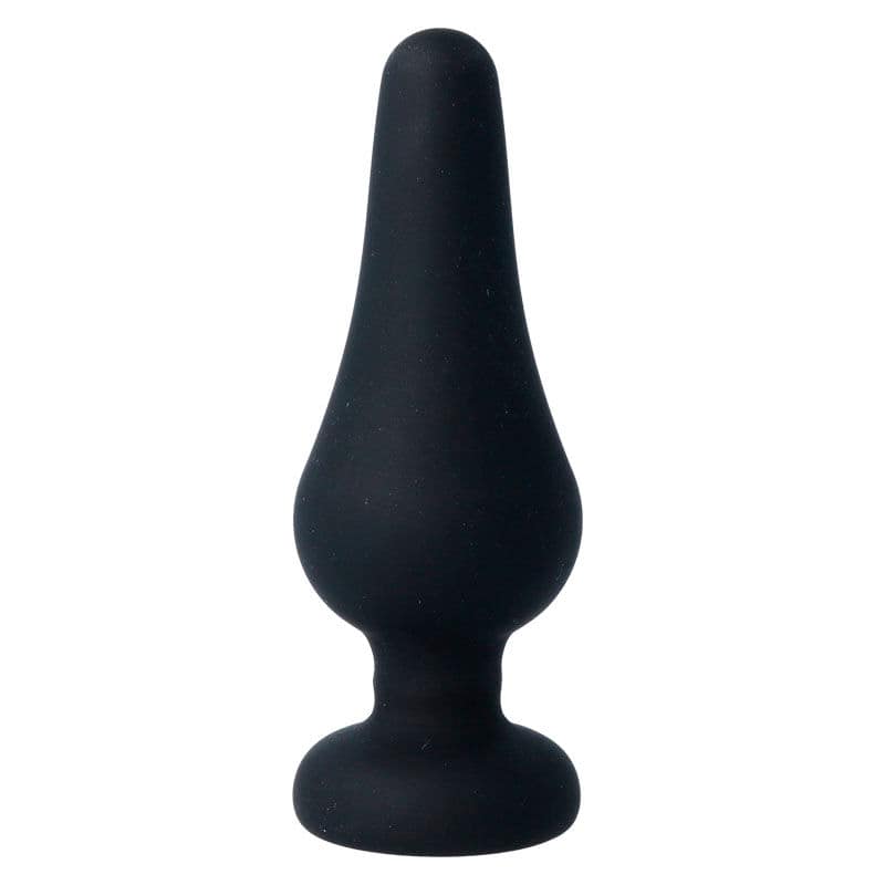 INTENSE - ANAL PLUG PIPO L BLACK SILICONE 13 CM - Image 2