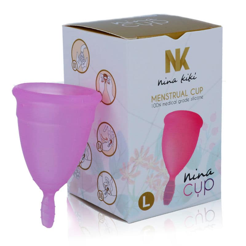 NINA KIKÍ - MENSTRUAL CUP PURPLE - SIZE L - Image 3