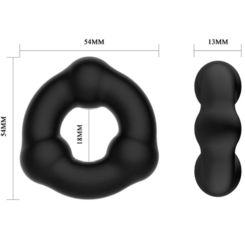 CRAZY BULL - SUPER SOFT SILICONE RING WITH NODULES - Image 3