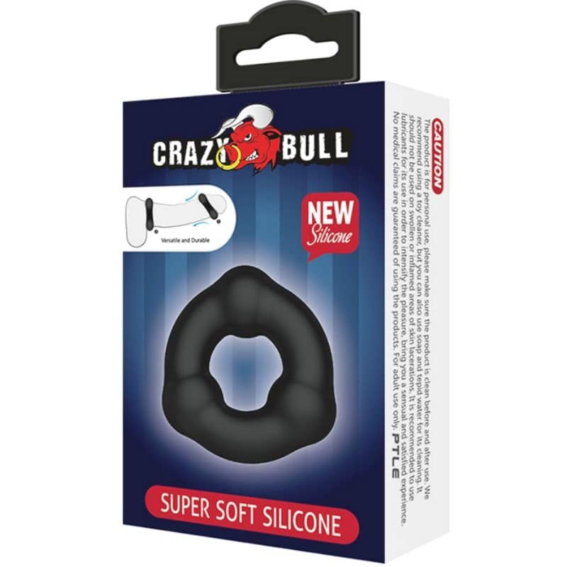 CRAZY BULL - SUPER SOFT SILICONE RING WITH NODULES - Image 5