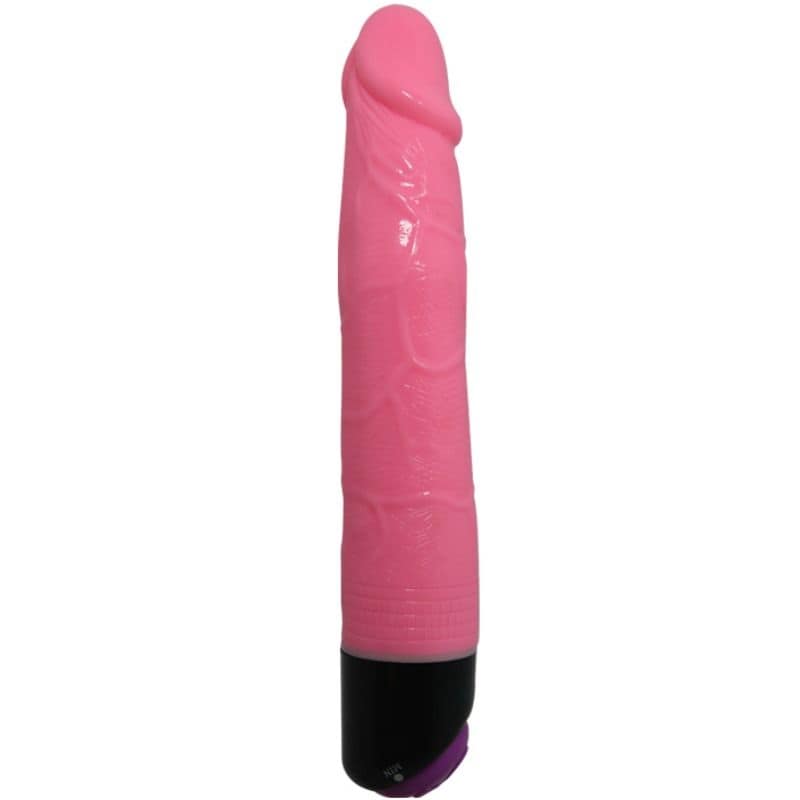 BAILE - COLORFUL SEX REALISTIC VIBRATOR PINK 23 CM - Image 3