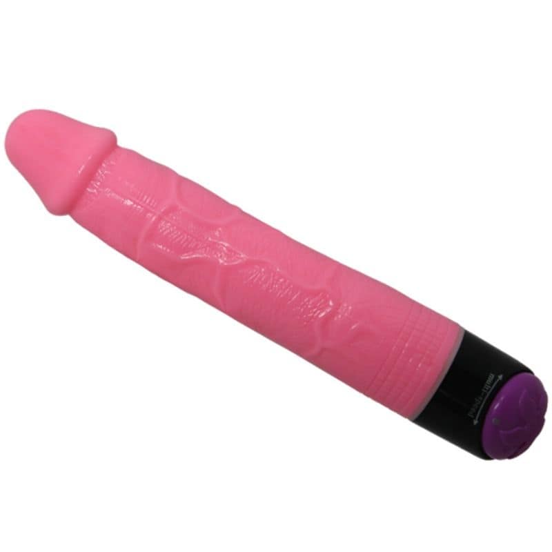 BAILE - COLORFUL SEX REALISTIC VIBRATOR PINK 23 CM - Image 4