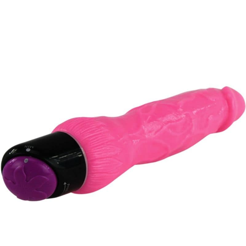 BAILE - COLORFUL SEX REALISTIC VIBRATOR PINK 24 CM - Image 5