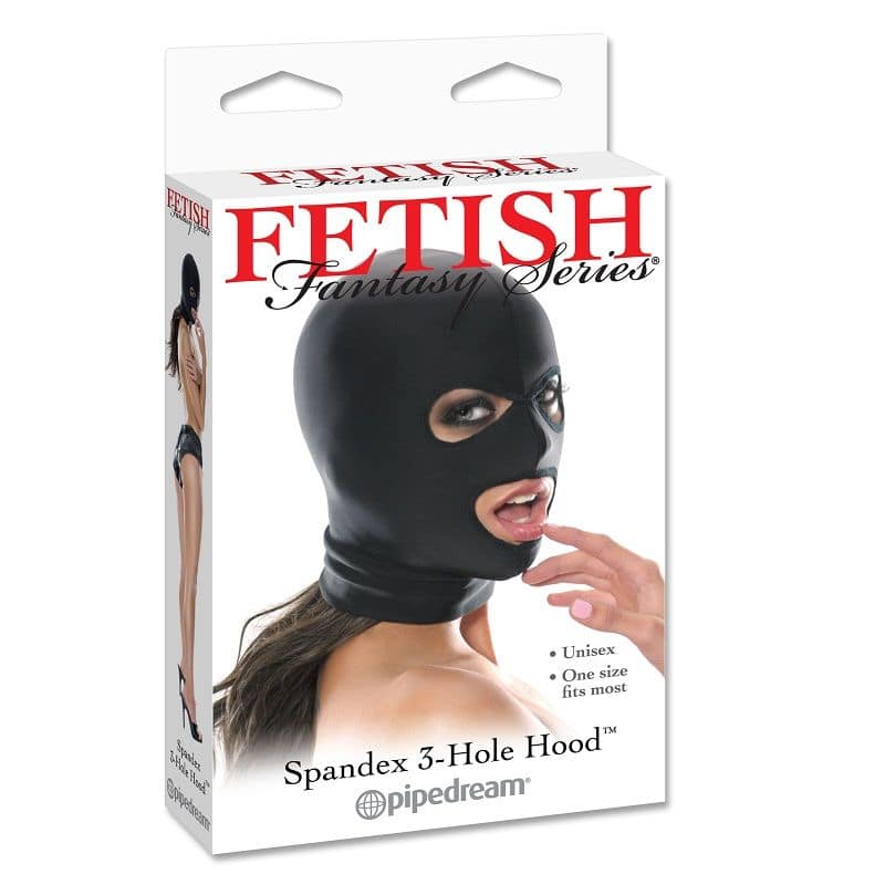 FETISH FANTASY SERIES - SPANDEX 3-HOLE HOOD - Image 2