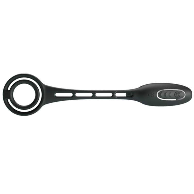 PRETTY LOVE - PENIS RINGS WITH VIBRATOR PLUG - Image 3