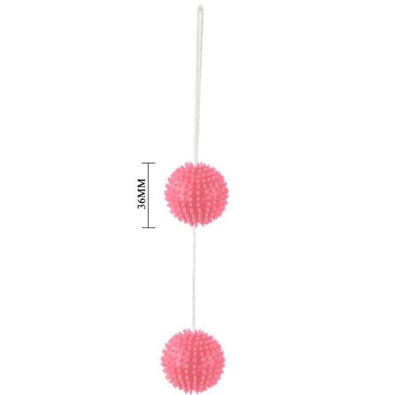 BAILE - A DEEPLY PLEASURE PINK TEXTURED BALLS 3.6 CM - Bild 3