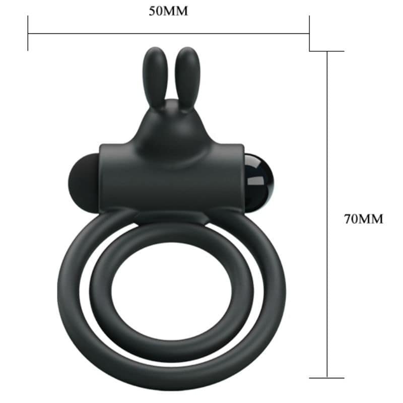 PRETTY LOVE - OSMOND SILICONE VIBRATOR RING - Bild 5