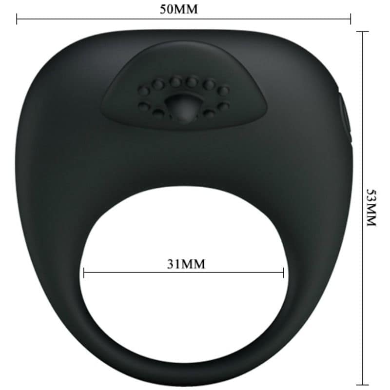 PRETTY LOVE - VIBRATING RING WITH TONGUE - Image 5