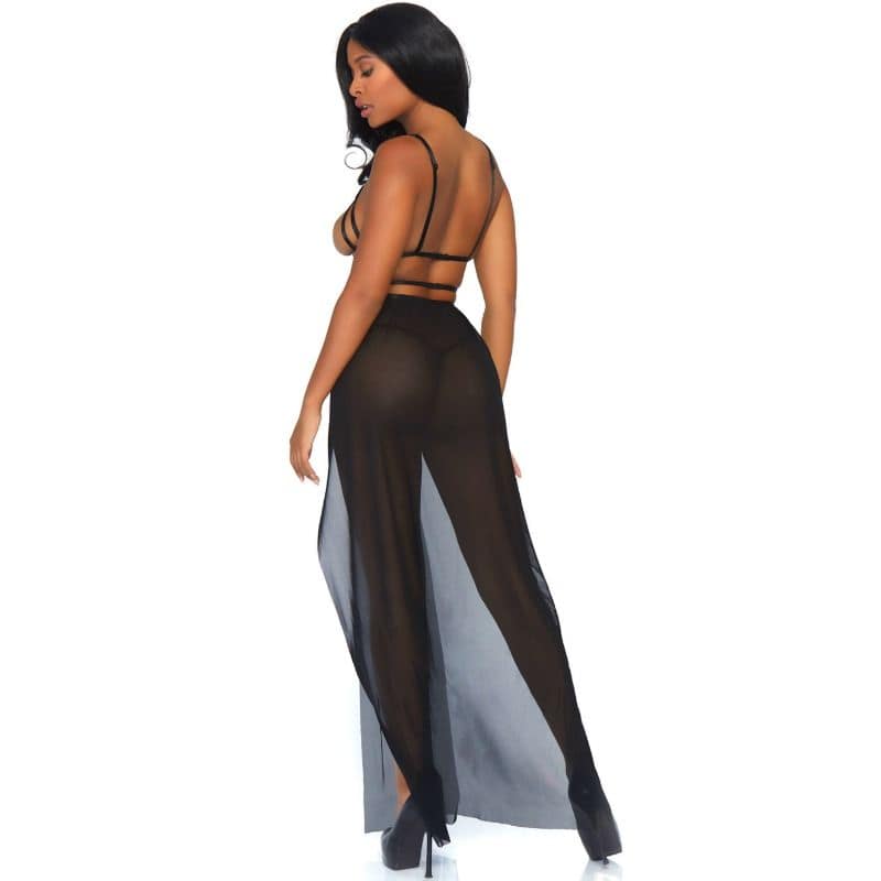 LEG AVENUE - CAGE MAXI DRESS AND THONG S/M - Image 3