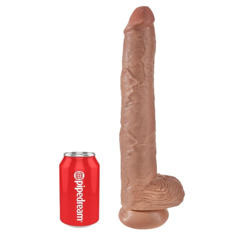 KING COCK - COCK WITH BALLS 35.6 CM - FLESH - Image 2