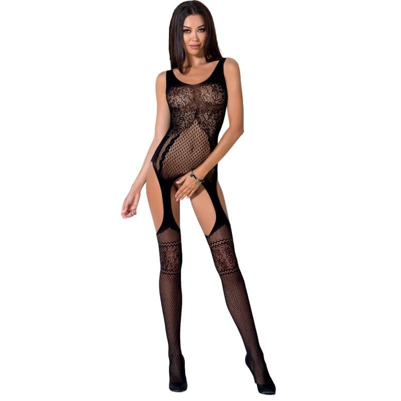 PASSION - WOMAN BS061 BODYSTOCKING ROJO TALLA UNICA - Image 2