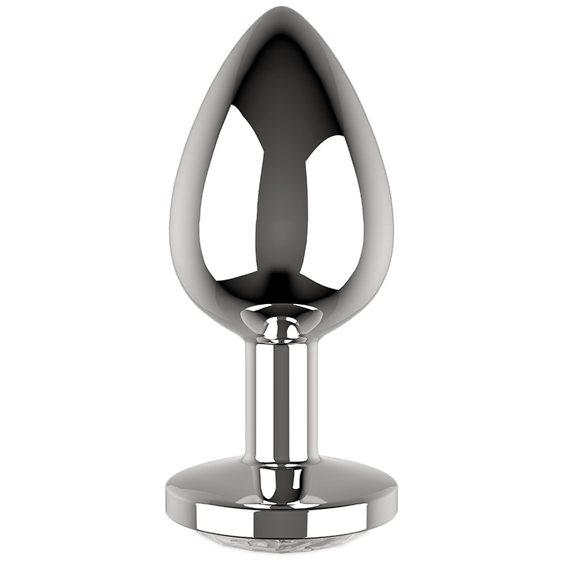 COQUETTE CHIC DESIRE - ANAL PLUG METAL WHITE COLOR SIZE L 4 X 9 CM - Image 3