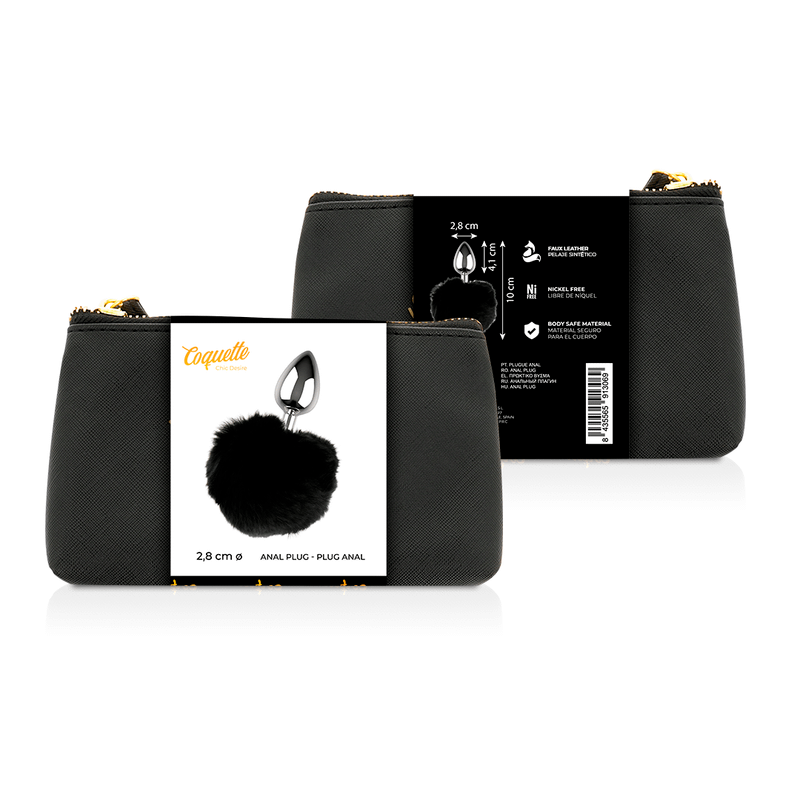 COQUETTE CHIC DESIRE - ANAL PLUG METAL SIZE L 2.8 X 4.1 CM - Image 2