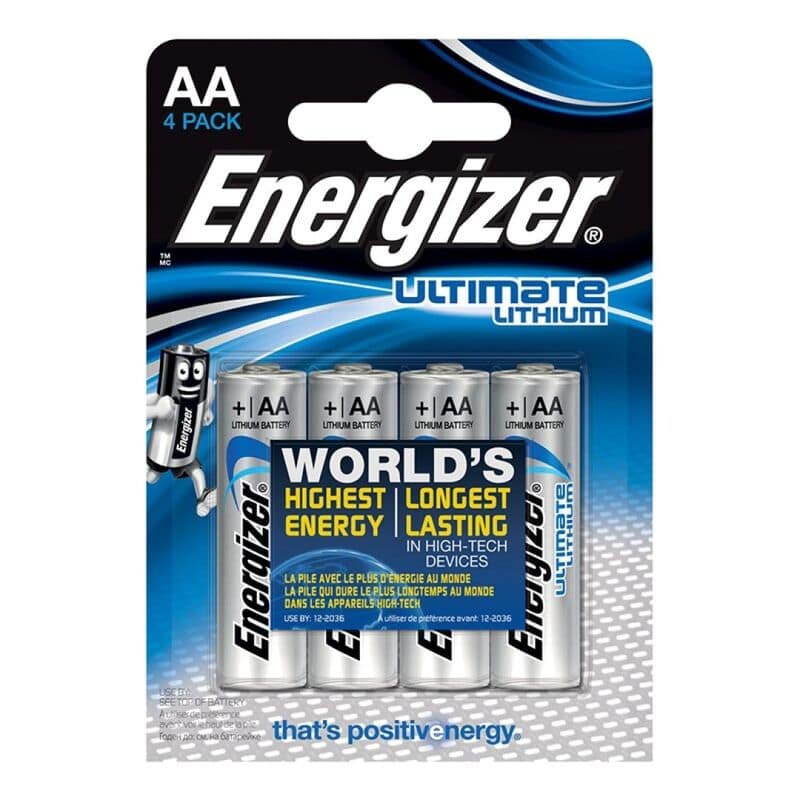 ENERGIZER - ULTIMAT LITIUM AA L91 LR6 1,5V *4