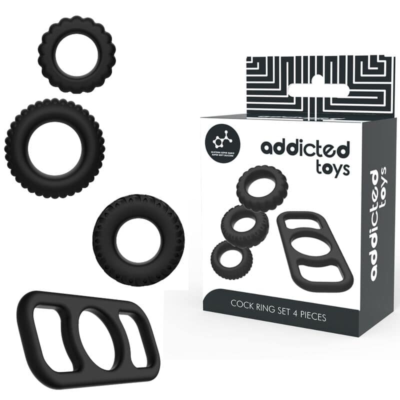 ADDICTED TOYS - KUKRING SET 4 DELAR