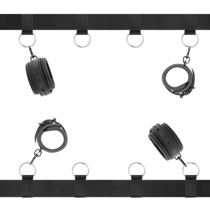 FETISH SUBMISSIVE - LUXURY BED TIES SET WITH NOPRENE LINING - Image 2