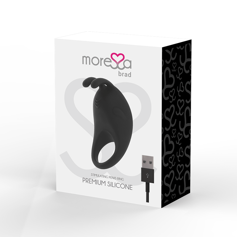 MORESSA - BRAD PREMIUM SILICONE RECHARGEABLE BLACK - Image 4
