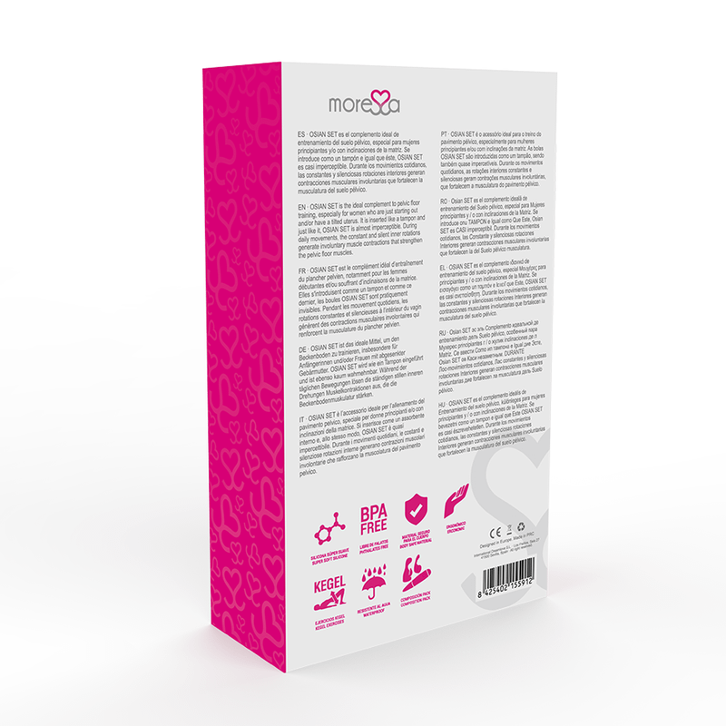 MORESSA - OSIAN SET PREMIUM SILICONE PINK (Osian One - 51 g  Osian Two - 101 g  Osian Three 85 g) - Image 4