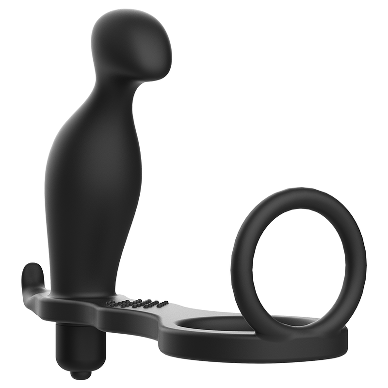 ADDICTED TOYS - ANAL PLUG WITH BLACK SILICONE RING 12 CM - Image 2