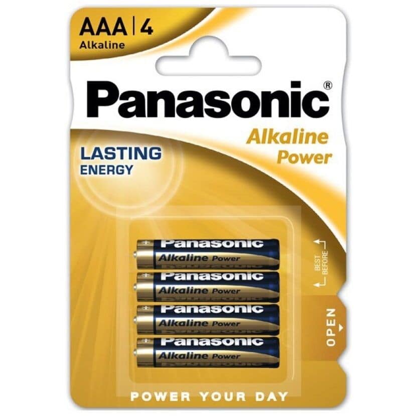 PANASONIC - BRONSBATTERI AAA LR03 4U