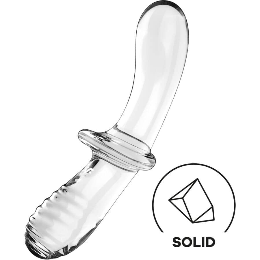 SATISFYER - DOUBLE CRYSTAL DILDO TRANSPARENTE - Image 4