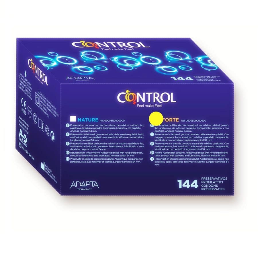 CONTROL - NATURE FORTE KONDOMER 144 ENHETER