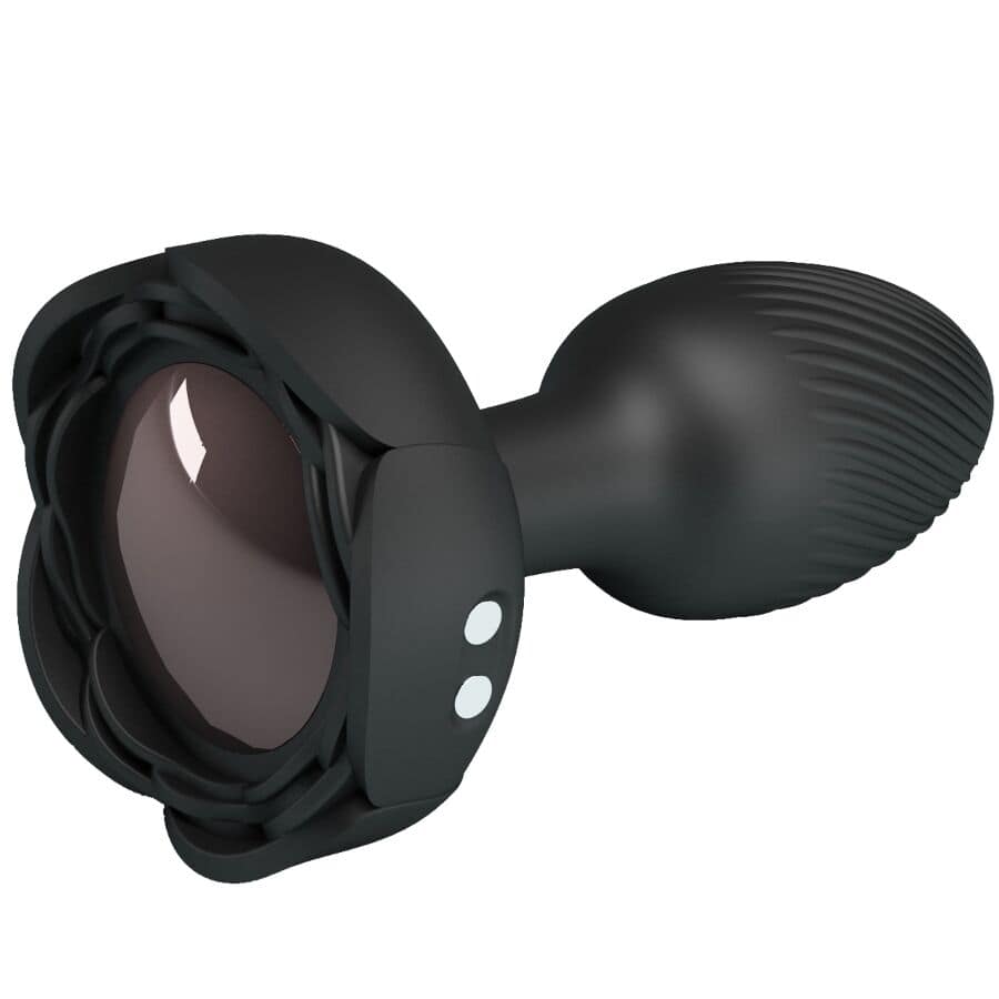 PRETTY LOVE - OLMAN ANAL PLUG WITH LED LIGHT BLACK 8.8 CM - Bild 2