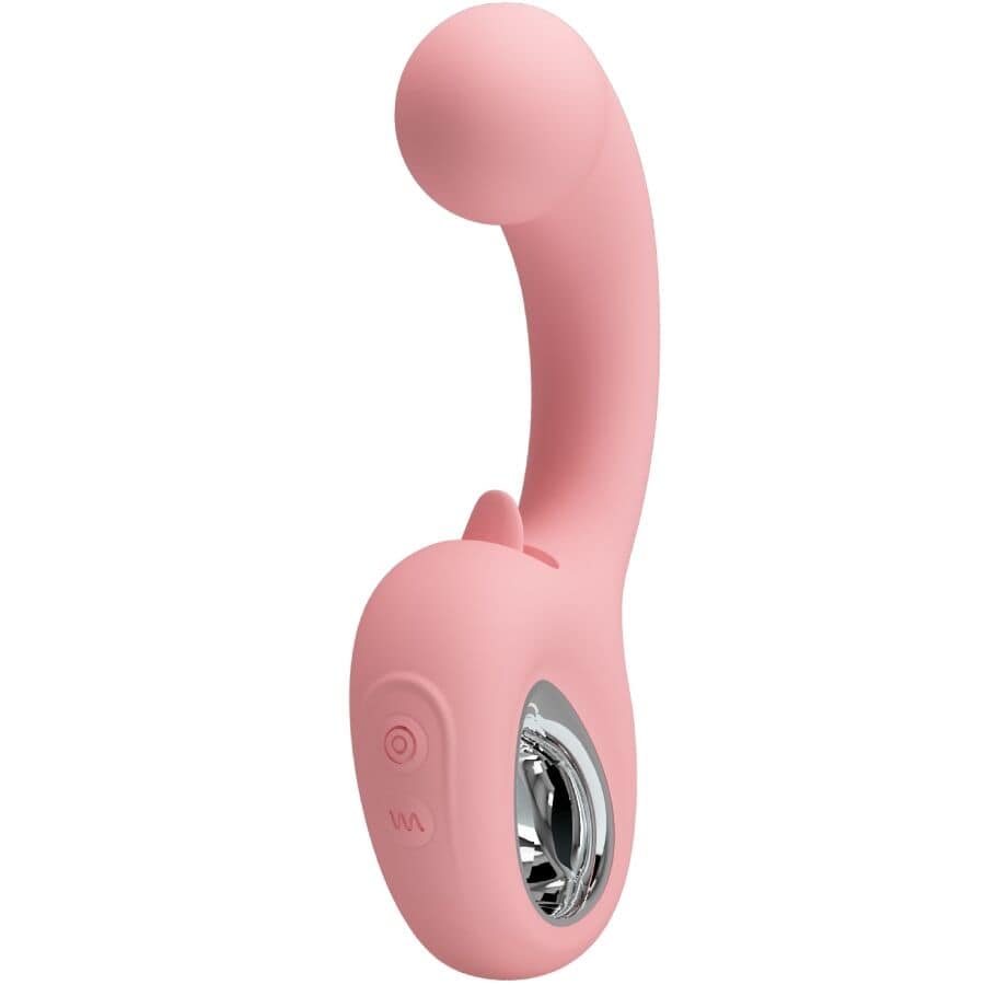 PRETTY LOVE - ERYNNYES G-SPOT VIBRATOR + CLITORIS STIMULATOR 10 VIBRATIONS PINK - Image 2
