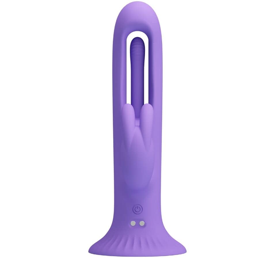 PRETTY LOVE - KILLMOULIS RABBIT VIBRATOR 12 VIBRATION MODES PURPLE - Bild 2